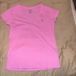 vneck polo t-shirt